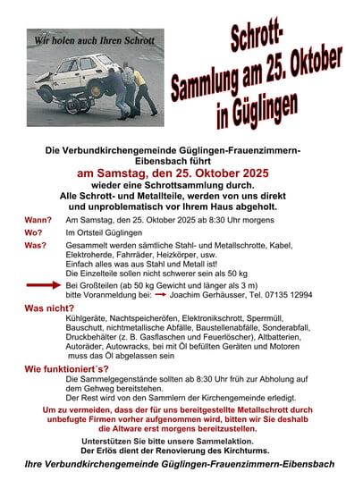 Schrottsammlung 2025