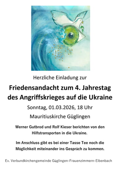 Friedensgebet 03/2026