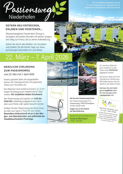 Ostergarten in Niedhofen ...