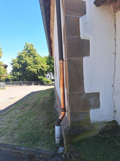 Danke f&uuml;r Reparatur der Fallrohre an der Leonhardskapelle&nbsp;