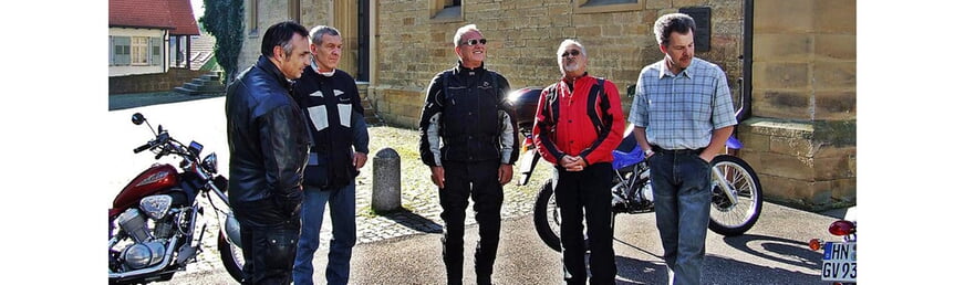 Motorradfahrer Gottesdienst
