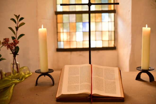 Altar in der Leonhardskapelle