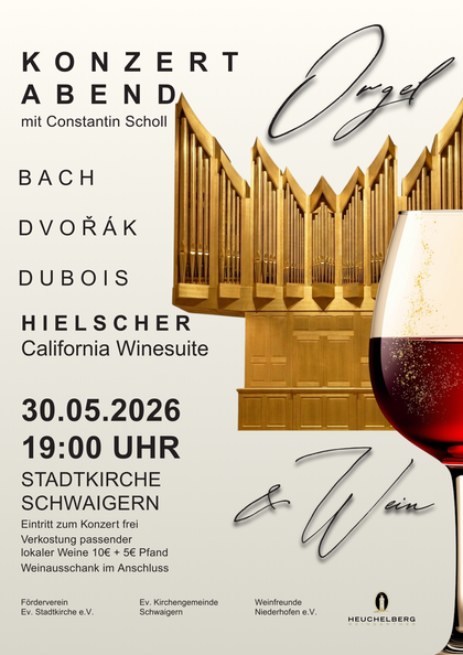 Orgel und Wein