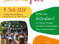 Sommerfest der Evang. Kirchengemeinde Cleebronn