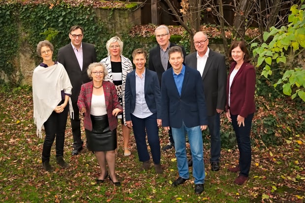 Kandidaten für die Gemeinderatswahl 2019 v.l. Birgit Stahl, Joachim Erb, Heide Kachel, Salome Sigmud, Kirsten Scheid, Siggi Kalmbach, Reinhard Scheid, Joachim Gerhäusser und Heidrun Ernst
