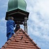 erstes Glockenläuten der neuen Glocke