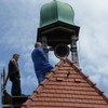 erstes Glockenläuten der neuen Glocke